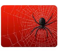 Tapis de Souris Rouge Tapis de Souris Gaming 320x260x3mm, Mouse Pad Jeux e-Sport, Glisse Fluide Contrôle Stable & Silencieux Base en Caoutchouc Antidérapant pour Bureau PC Laptop (Araignée), Model348