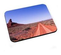 Tapis de souris Route traverse le désert du farwest paysage nature sauvage G