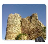 Tapis De Souris, Ruine Château Patrimoine Histoire Tour Forteresse Rocher Tapis De Souris De Jeu Antidérapante Mouse Pad Stable Tapis De Bureau pour Souris Pc Professionnels 25X30Cm