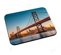 Tapis de Souris San Francisco Golden Gate Californie Pont Ville Nuit Decoration