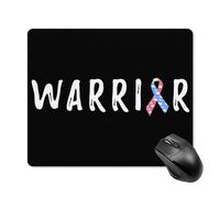 Tapis De Souris Sensibilisation À La Hernie Diaphragmatique Congénitale du Guerrier Résistant À Usure Tapis De Souris Gaming Durables Accessoire Bureau pour Ordinateur Gaming Bureau 25X30Cm