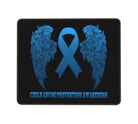 Tapis De Souris Sensibilisation À La Prévention De La Maltraitance Infantile Liée À La Mousepad Résistant Aux Eclaboussures Accessoires De Jeu Antidérapante Tapis Souris pour Gaming Ordinateur L