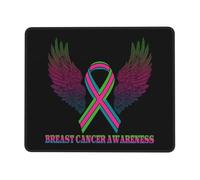 Tapis De Souris Sensibilisation Au Cancer du Sein De L'Aile sous-Main Imperméable Mousepad Résistant Aux Eclaboussures Tapis Souris pour Ordinateur Portable Travail Ordinateur S