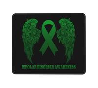 Tapis De Souris Sensibilisation Au Trouble Bipolaire De La Personnalité Mousepad Imperméable Mouse Pad Glissement Facile sous-Main pour Ordinateur Gaming Bureau L