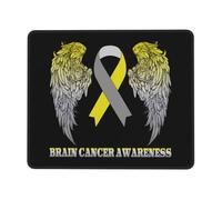 Tapis De Souris Sensibilisation Aux Cancers du Cerveau Et À La Personnalité sous-Main Résistant Aux Eclaboussures Mouse Pad Imperméable Accessoires De Jeu pour Gaming Jeu Travail S