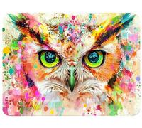 Tapis de Souris Sept couleurs 220 x 180 x 3mm, Petit Compact Surface Lisse en Microfibre Tapis Souris Base en Caoutchouc Anti-Dérapant, Silencieux pour Gaming, Travail, Home Office (Graffiti),Model961