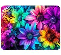 Tapis de Souris Sept Couleurs Tapis de Souris Gaming 360x300x3mm, Mouse Pad Jeux e-Sport, Glisse Fluide Contrôle Base en Caoutchouc Antidérapant pour Bureau, PC, Laptop, Amusant (Tournesol), Model957