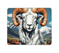 Tapis De Souris Sheep Head Retro Animal Accessoires De Jeu Portable sous-Main Durable Tapis Souris pour Ordinateur Portable Bureau Gaming L