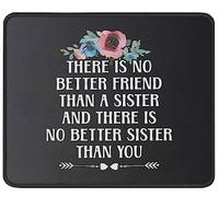 Tapis De Souris Sister Gifts from Sisters - Birthday for Sister in Law from Brothers sous-Main Glissement Facile Mousepad Portable Accessoires De Jeu pour Gaming Bureau Ordinateur Portable L