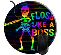 Tapis de Souris Skull Dance Floss comme Patron Mousepad Tapis de Souris Gaming Base en Caoutchouc Antidérapante Résistant à Usure Img2726