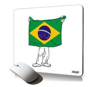 tapis de souris souple anti dérapant drapeau bresil bresilien Copa america foot coupe du monde clavier football pour PC
