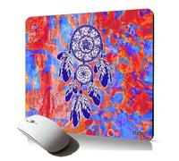 tapis de souris souple attrape reves mousepad coloré zen detail perles hippie résistant et original