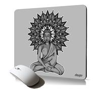tapis de souris souple bouddha mandala tibetain tibet zen yoga mouse pad antiderapant et durable