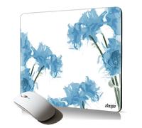 tapis de souris souple bouquet de fleurs cadeau de qualité durable romantique plante nature pastel mouse pad