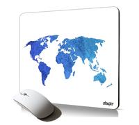 tapis de souris souple carte monde motif original texture mousepad cadeau design voyage pour gamer