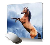 Tapis de Souris Souple Cheval Equitation Design Durable Poney Poulain Cadeau d'anniversaire Fille PC Portable Animaux