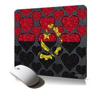 tapis de souris souple drapeau angola angolais gamer de qualite durablee artistiquen Coupe d'afrique I love