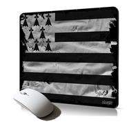 tapis de souris souple drapeau bretagne breton mousepad cadeau design unique accessoire durable imprimé en France