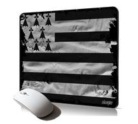 Tapis de Souris Souple Drapeau Bretagne Breton Mousepad Cadeau Design Unique Accessoire Durable imprimé en France