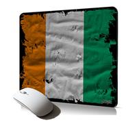 tapis de souris souple drapeau cote d'ivoire ivoirien mouse pad bureau original pour gamer gaming