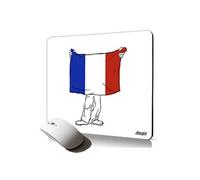 Tapis de souris souple drapeau France Basket Euro foot tricolore