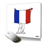 tapis de souris souple drapeau france français antidérapant basket Euro foot accessoire pc fixe tricolore coupe du monde