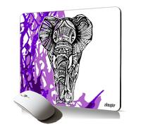 tapis de souris souple ganesh elephant d'afrique ethnique art mouse pad cadeau d'anniversaire arbre tribal azteque pour PC fixe