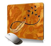 tapis de souris souple infini oiseau univers mousepad durable plume cadeau d'anniversaire accessoire informatique