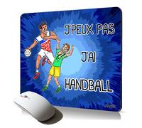 tapis de souris souple j'peux pas j'ai handball hand humoristique bd Bleu drole accessoire gaming gamer comique