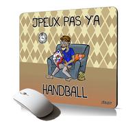 tapis de souris souple j'peux pas y'a handball hand supporter pour les professionnel sport humour PC