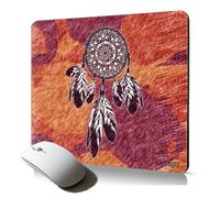tapis de souris souple motif attrape reve inca etoile zen yoga ethnic artiste pastel accessoire PC design mandala