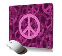 tapis de souris souple motif Peace and love original reggae hippie mouse pad fille harmonie philosophie yoga