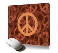 tapis de souris souple Peace and love & dessin original accessoire bureau cadeau adolescent pour gamer ragga zen yoga