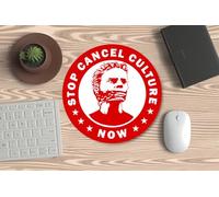 Tapis de souris, souris de PC ou ordinateur portable - Anti-annulation - Satirique - Liberté d'expression - Design controversé - Idéal pour le gaming et le bureau et tout penseur libre.