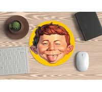 Tapis de souris, souris PC ou ordinateur portable - Alfred E. Neuman Mad - Quoi, je m'inquiète ? - Humour satirique - Humour Friki. Idéal pour le gaming et le bureau et tous les amoureux MAD.
