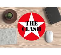 Tapis de souris, souris PC ou ordinateur portable - The Clash - Logo étoile - Design Punk Rock. Idéal pour le gaming et le bureau et tout bon punk rocker.
