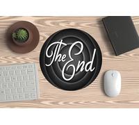 Tapis de souris, souris PC ou ordinateur portable - The End - Cinéma classique - Crédits finaux. Idéal pour le gaming et le bureau et tout bien nostalgique du bon vieux cinéma.