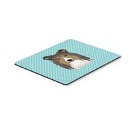Tapis de souris/sous-plat/dessous de plat motif damier bleu Sheltie de Caroline's Treasures (BB1180MP)