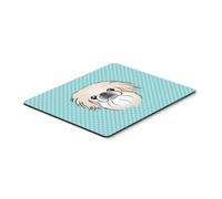 Tapis de souris/sous-plat/dessous de plat motif p kinois bleu damier de Caroline's Treasures (BB1159MP)