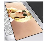 Tapis De Souris Speed Gaming Avril Lavigne, Tapis De Souris 800X300Mm, Grand Tapis De Souris Allongé XXL avec Base Épaisse De 3 Mm, Précision Et Rapidité Parf