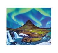 Speedlink Silk Tapis de Souris - Surface Douce, Compatible avec Toutes Les Souris, Motif lumières Polaires