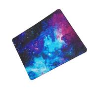 Tapis de souris Star Galaxy, rectangulaire, antidérapant, en caoutchouc, pour jeu d'ordinateur, noir