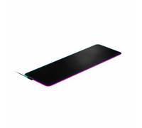 Tapis de Souris SteelSeries QcK Prism Cloth XL Jeux Noir 90 x 30 cm LED RGB Multicouleur