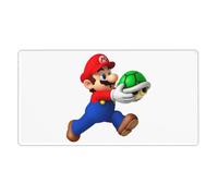 Tapis de souris Super Mario pour jeux vidéo, grand format, antidérapant, en caoutchouc, idéal pour le travail, les jeux et le bureau (40 x 75 cm).