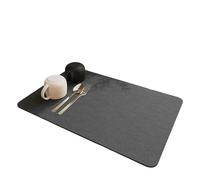 Tapis de Souris Tapis de Cuisine Super Absorbant, égouttoir à café, séchage Rapide, for Salle Bain pour Bureau Maison(Dark Grey,40x60cm)