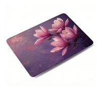 Tapis de Souris, Tapis de Souris Gaming 230 x 180mm Optimisé pour Capteur, Haute Précision et Vitesse avec Base en Caoutchouc Antidérapante pour Bureau, Gaming, Portable, Orchidées jade, violet 0o-922