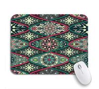 Tapis De Souris Tapis Vintage Coloré À Motifs De Fleurs Et De Mandalas Tapis Souris Moderne Tapis De Souris D'Ordinateur, Pour Ordinateur, Ordinateur Portable, 25 x 30cm