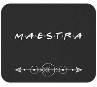 Tapis De Souris Teacher Maestra Spanish Teacher sous-Main Anti-Dérapant Mouse Pad Comfortable Mousepad pour Claviers Table Voyage 25X30CM