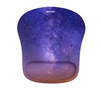 Tapis de souris TECKNET avec repose-poignet, ergonomique, pour jeux vid o, soulagement de la douleur, portable et confortable, pour ordinateur po