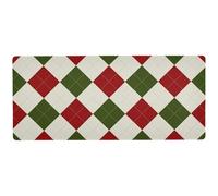 Tapis de souris tendance Merry Christmas Buffalo Plaid Big Big pour bureau Grand tapis de souris 80 x 30 cm